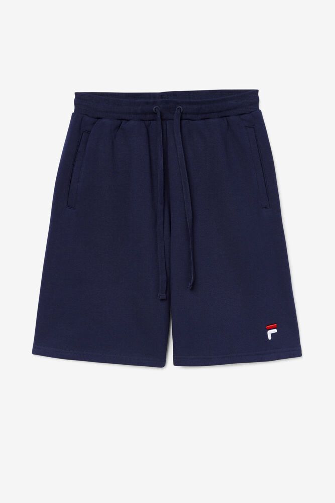 Fila Shorts Kasta Mens Navy - India BEM-750218